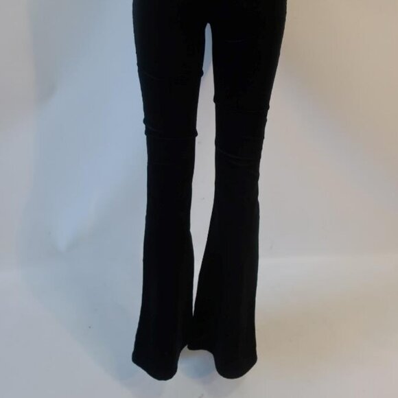 Women J Brand Martini Black Velvet Flared Jeans 26 - Picture 10 of 13